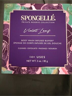 Spongellé Violet Leaf Body Wash Infused Buffer